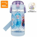 【ポイント最大29倍 ※要エントリー】スケーター ワンプッシュストローボトル アナと雪の女王 PDSH5 skater ディズニー 水筒 子供 キッズ 小学生 ...