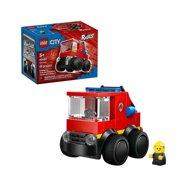 樂天商城 - 【ポイント最大30倍 ※要エントリー】レゴ CITY シティ ライド-消防車 60482 LEGO プレゼント ギフト おもちゃ ブロック