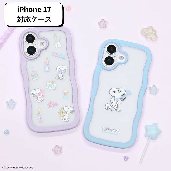 Rakuten - メール便送料無料 ピーナッツ スヌーピー iPhone 17対応うねうねフレームケース アイフォン17 ケース カバー iPhoneケース iPhoneカバー インナーシート スマホケース スマホカバー スマートフォン SNGG-213