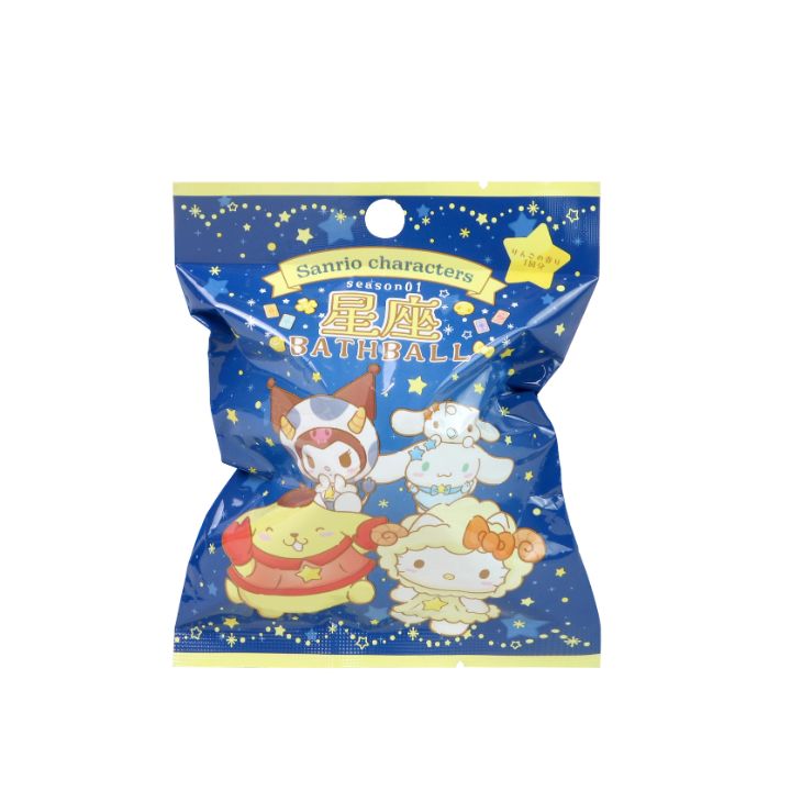 【ポイント最大29.5倍 ※要エントリー】サンリオキャラクターズ 星座 season01 バスボール 601-6407 入浴剤 バスボム お風呂嫌い 親子 家族 おうち 時間 おもちゃ 子供 こども