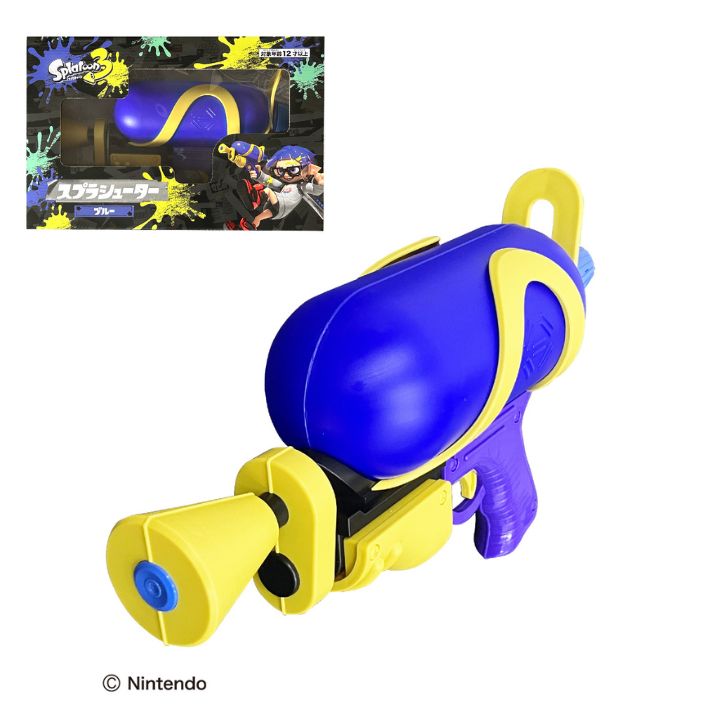 [Up to 29.5x points *Entry required] Splatoon 3 Splattershot Blue Water Gun for Kids, Toy, Sunart, Gift, Present, Splatoon