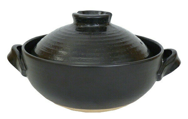 【ポイント最大29.5倍 ※要エントリー】6号土鍋 黒釉 52424 maebata プレゼント ギフト