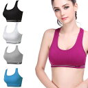送料無料 速乾&伸縮生地パッド付きスポーツブラ 大きいサイズ ブラジャー 速乾 ストレッチ ジュニア レディース ヨガ ピラティス ランニング 下着 インナー ...