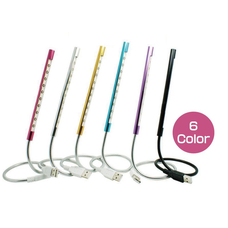 送料無料 USBライト LEDライト 小型 テーブルライト パソコンライト オフィス USB接続 スティック型 手元ライト PCライト 学習 読書