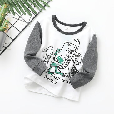 送料無料 パジャマ セットアップ ルームウェア 上下セット キッズ ベビー 長袖 長ズボン 恐竜 車 トラクター ボーダー 乗り物 メッセージ 袖切り替え 男の子 女の子 子ども用