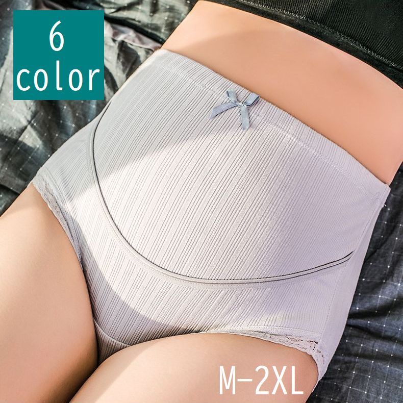 股上深めのマタニティ用ショーツです。 【サイズについて】 画像をご参照ください 【素材について】 綿混、ポリウレタン