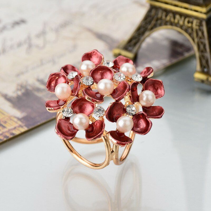 送料無料スカーフリング スカーフ留め レディース 女性 婦人 アクセサリー ファッション小物 花 フラワー かわいい おしゃれ ギフト プレゼント