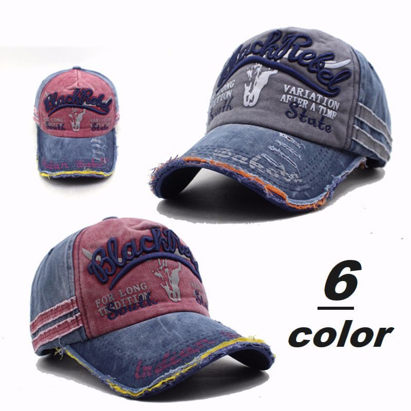 무료 배송 모자 여성 남성 모자 데미지 가공 자수 로고 세련된 멋진 멋진 캐주얼 유니섹스 동반자와 남녀 겸용 패션 소품