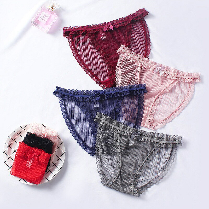 送料無料 ふんどし型パンツ ショーツ 単品 レディース シースルー 透け感 女性下着 インナー パンティー レース ミニリボン付き ランジェリー セクシー おしゃれ 婦人下着