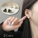 送料無料 スタッドピアス キャッチ式ピアス ハート ラインストーン レディース アクセサリー ゴールドカラー キラキラ おしゃれ 可愛い かわいい ガーリー 小...