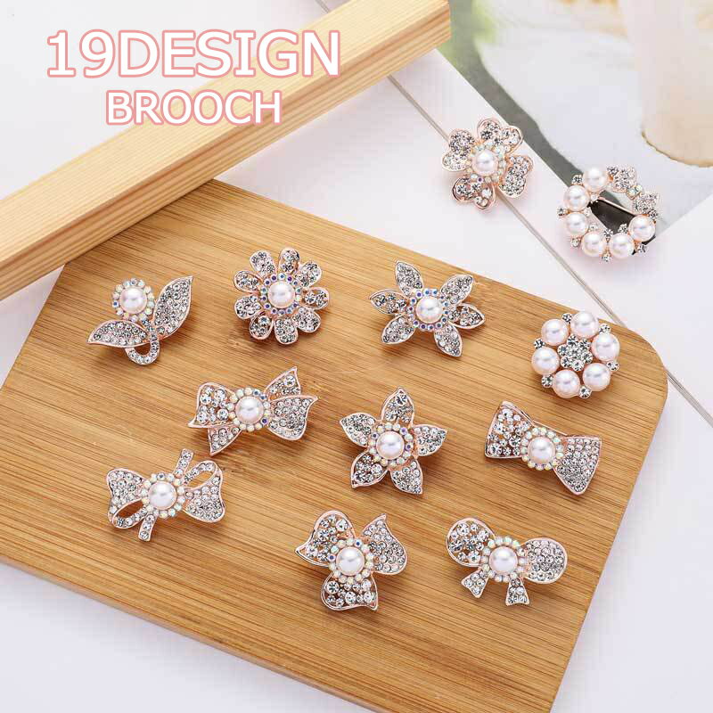 送料無料 ピンブローチ ブローチ レディース 女性 アクセサリー ファッション小物 イミテーションパール フェイクパール ラインストーン フラワーモチーフ リボ...