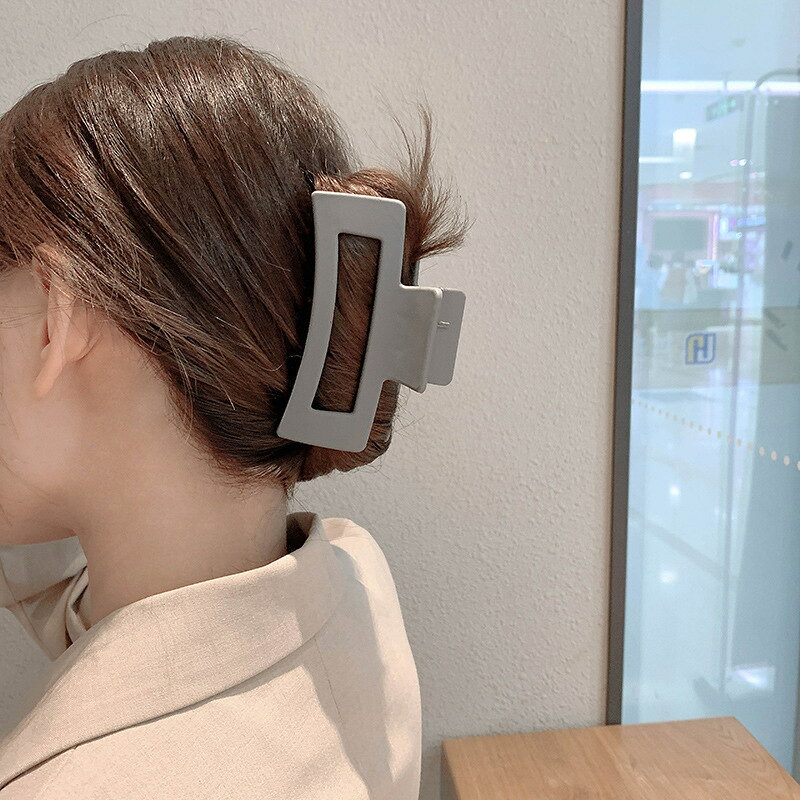 送料無料 ヘアクリップ バンスクリップ ヘアアクセサリー レディース シンプル 無...