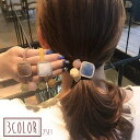 送料無料 ヘアゴム 2個セット ヘアアクセサリー 髪飾り レディース 女性 アクセサリー ビーズ ボール 丸 ストーン 四角 スクエア タグ ファッション小物 ...