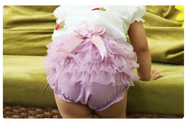 送料無料 ブルマパンツ 赤ちゃん ベビー服 女の子 ボトムス リボン レース フリル シフォン 無地 ホワイト ピンク レッド 可愛い キュート カジュアル ガーリー 出産祝い プレゼント ギフト 2
