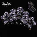 送料無料 ヘアクリップ バンスクリップ レディース 女性 ヘアアクセサリー ラインストーン 花 フラワー 髪留め 髪飾り まとめ髪 ヘアアレンジ 簡単 きれいめ...