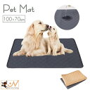 送料無料 ペット用マット 吸水マット ペット用品 犬用 猫用 イヌ ネコ ペットグッズ ベッド マット 滑り止め付き 水洗い可 洗濯可 防水 スクエア 四角 リ...