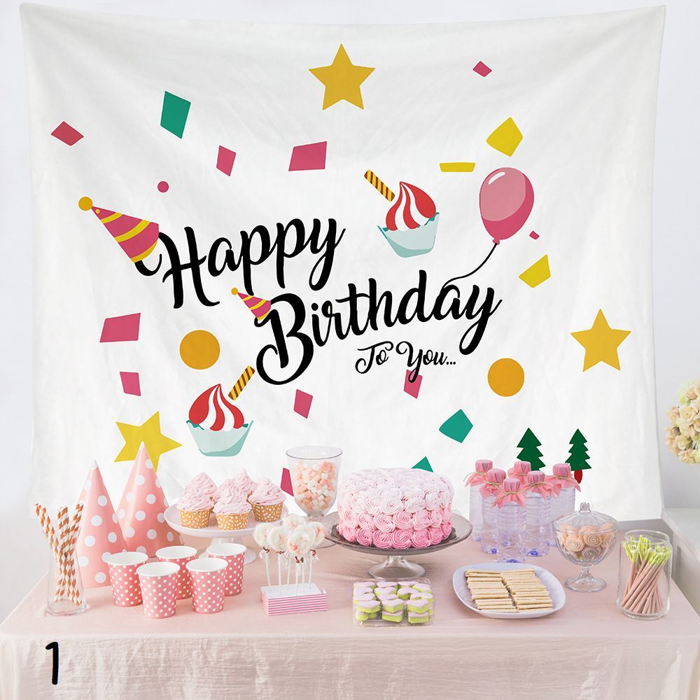 タペストリー 壁掛け 目隠し 誕生日 お家パーティー 背景布 部屋 リビング インテ...