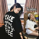 送料無料 半袖カットソー レディース 婦人服 トップス Tシャツ ラウンドネック ビッグシルエット バックプリント 英字ロゴ ゆったり ルーズフィット おしゃれ...