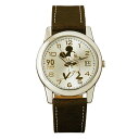 送料無料 腕時計 ミッキー生誕90周年記念 限定腕時計 ディズニー Disney レディース キャラクター アナログウォッチ ラウンドウォッチ レザー調ベルト かわいい ミッキーマウス その1