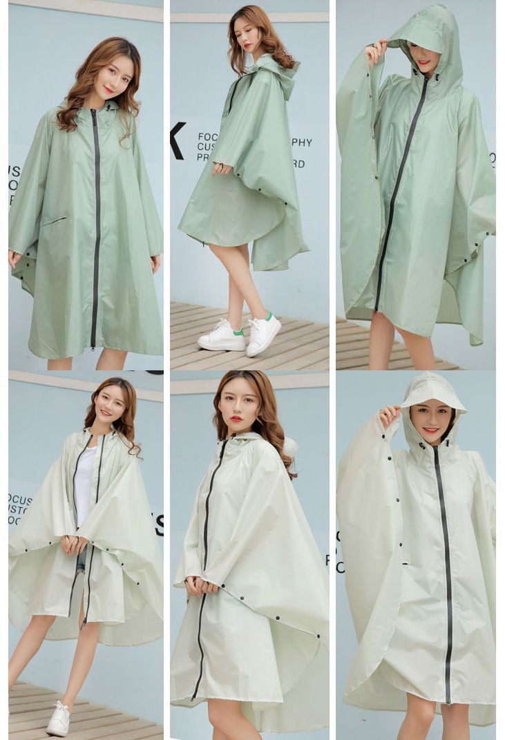 送料無料 レインポンチョ 収納袋付き 男女兼用 レインコート レインウェア 雨具 雨...