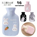 送料無料 湯たんぽ ゆたんぽ ミニ カバー付き 注水式 350ml 保温グッズ 安眠グッズ 防寒 寒さ対策 冷え対策 ラバー製 柔らかい コンパクト 携帯用 持...