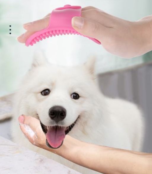 送料無料 ラバーブラシ くし クシ ブラシ 犬 猫 ペット用品 お手入れ ブラッシング トリミング シンプル 小型犬 中型犬 大型犬 イヌ いぬ DOG ワンちゃん 猫 ねこ ネコ キャット CAT 2