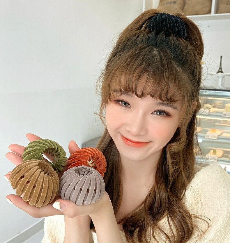 送料無料 ヘアクリップ ヘアリング マルチクリップ レディース 女性 ヘアアクセサリー 髪飾り ポニーテール お団子ヘア ヘアアレンジ 可愛い おしゃれ まとめ髪 髪留め カラバリ豊富 2