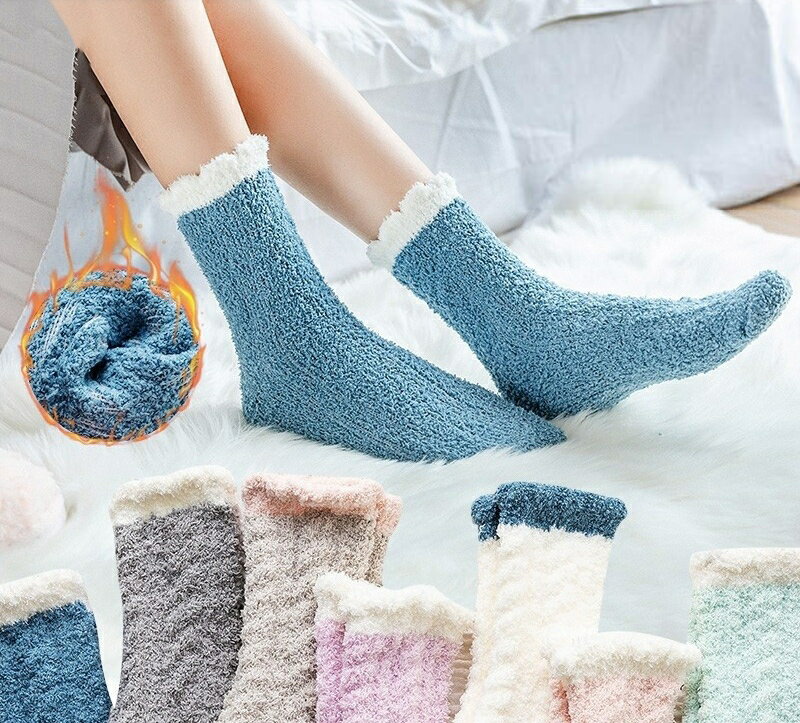 送料無料 ルームソックス 靴下 もこもこ クル...の紹介画像3