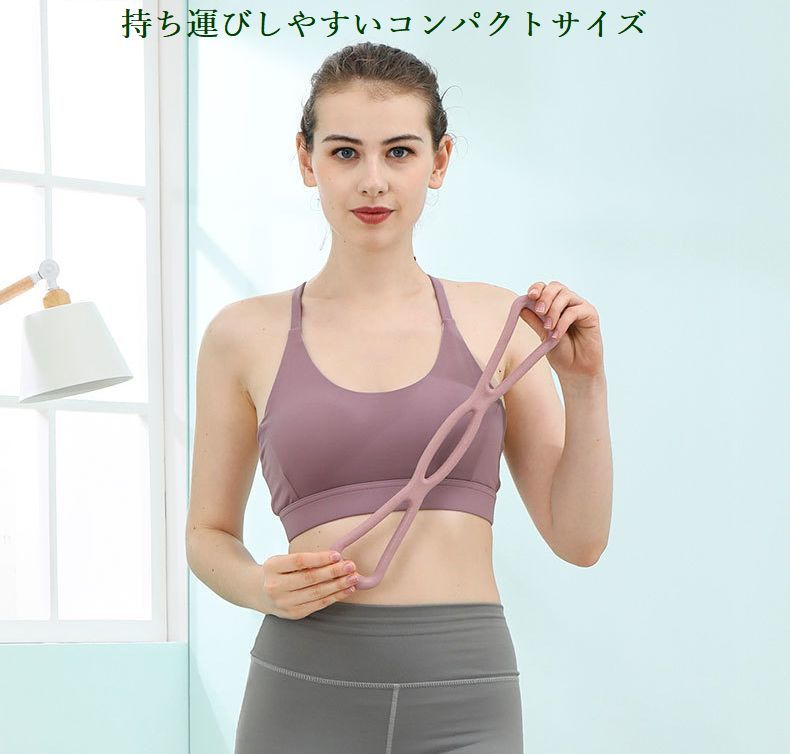送料無料 トレーニングチューブ エクササイズ フィットネス 筋トレ トレーニングゴムバンド 体幹 ストレッチチューブ ヨガ コアマッスル plusnao-10321985 Plus Nao サンプル画像3
