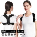 送料無料 姿勢サポートベルト 背筋サポーター 巻き肩 補助ベルト 姿勢ベルト 猫背サポート 背筋 クロスベルト