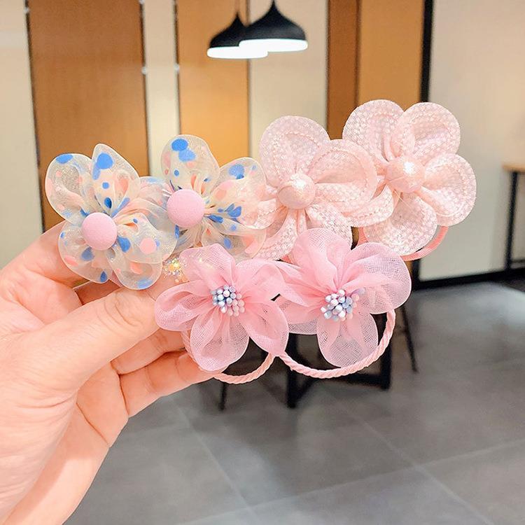 送料無料 ヘアゴム 10個セット キッズ 子供 女の子 ヘアアクセサリー 髪飾り 髪留...