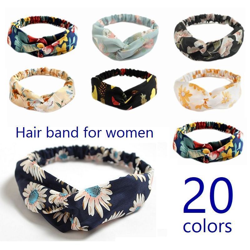 送料無料 ヘアバンド ターバン レディース ヘッドバンド ヘアアクセサリー ツイスト プリント 柄 ヘア..
