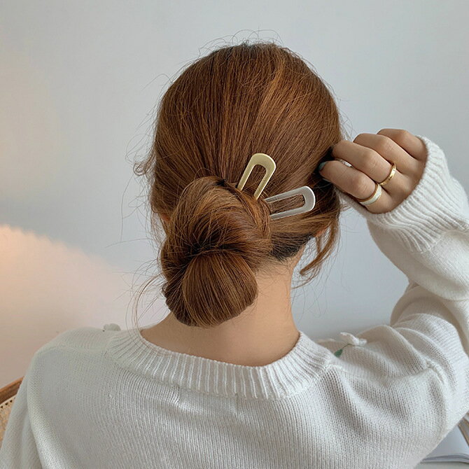送料無料 かんざし 簪 U字コーム ヘアアクセアリー レディース ヘアスティック 髪...