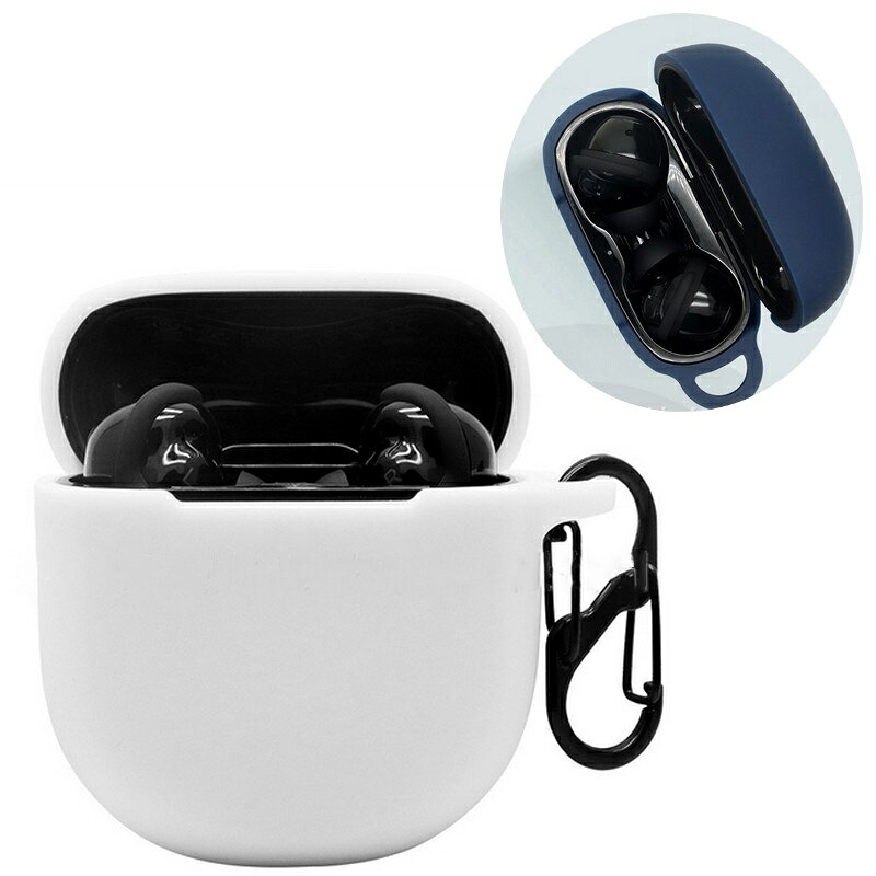 ����̵�� ����ۥ󥱡��� ����ۥ󥫥С� Bose QuietComfort Earbuds II�� �ܡ����� �ݸ���� ���ꥳ���� ����ۥ��Ǽ ��2���奫�С� �磻��쥹����ۥ��ѥ����� ������� ̵�� ñ�� ����ץ� ���Ų�ǽ ��� ��ǥ����� �եå��դ�