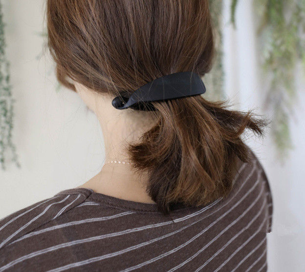 送料無料 ヘアクリップ バナナクリップ 髪留め ヘアアクセリー まとめ髪 レディー...