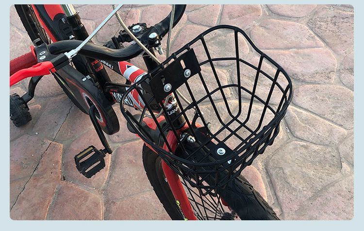 送料無料 自転車用カゴ 前カゴ 子供自転車用 フロントバスケット 収納かご 前かご ...