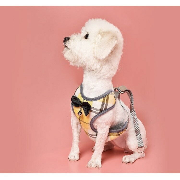 送料無料 ハーネス リード 2点セット 犬用 猫用 小型犬 ペットウェア ドッグウェア...
