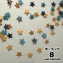 送料無料 ガーランド 飾り付け パーティグッズ イベントグッズ デコレーショングッズ 星 スター ホシ 室内装飾 屋内装飾 バースデイ 誕生日 イベント 壁飾り 紙製 パーティー雑貨 ポップ 華