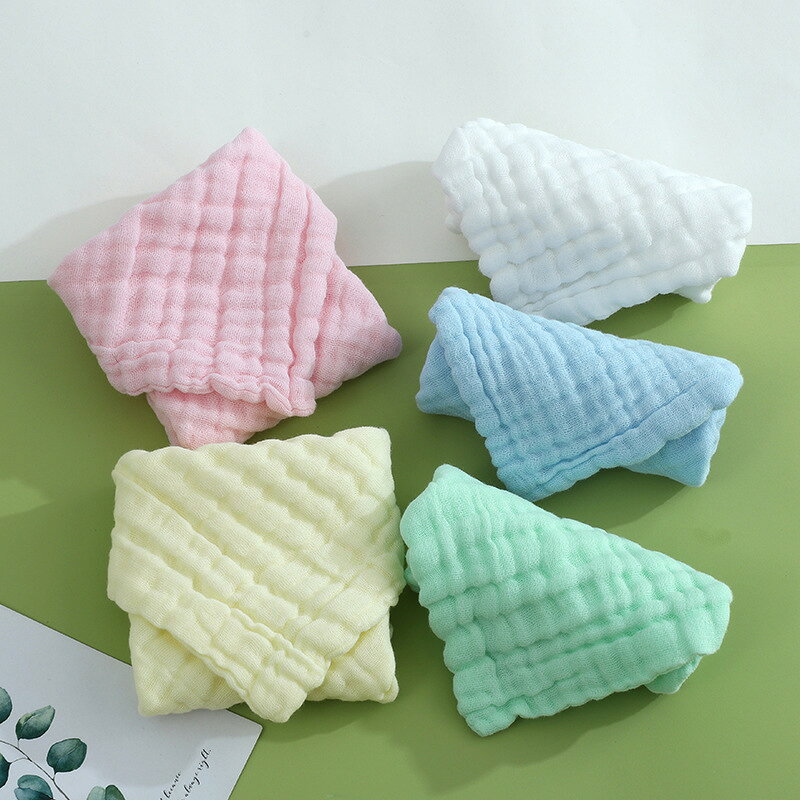 送料無料 ハンドタオル 30cm×30cm お手拭き フェイスタオル ガーゼ 6層 吸水 シン...