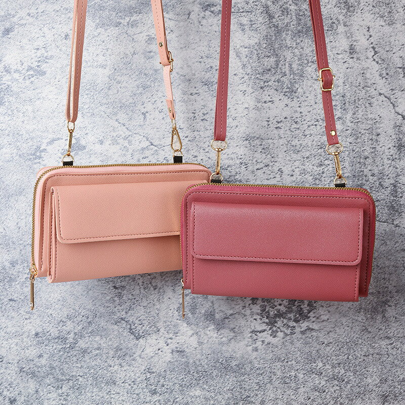 送料無料 ショルダーバッグ お財布ショルダー お財布ポシェット スマホポーチ スマ...