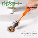 送料無料 パイプクリーナー パイプブラシ 排水溝クリーナー 排水溝ブラシ 日用品 掃除用具 排水口 配水管 排水溝 詰まり解消 髪の毛 ゴミ キャッチ 台所 浴...