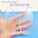 送料無料 ハーフインソール インソール 踵用 かかと用 中敷き 中敷 レディース メンズ ユニセックス ヒール ハイヒール 靴用品 シリコン 衝撃吸収 疲れにく...