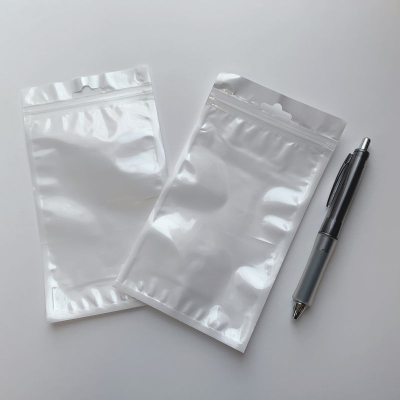 送料無料 OPP袋 10×18cm 100枚入り ラッピング用品 チャック付き ヘッダー付き フ...