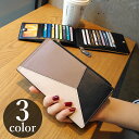 送料無料 二つ折り財布 カード入れ 大容量 ウォレット レディース 女性 小銭入れ お札入れ 本革 レザー 長方形 おしゃれ 上品 エレガント 大人 プレゼント...