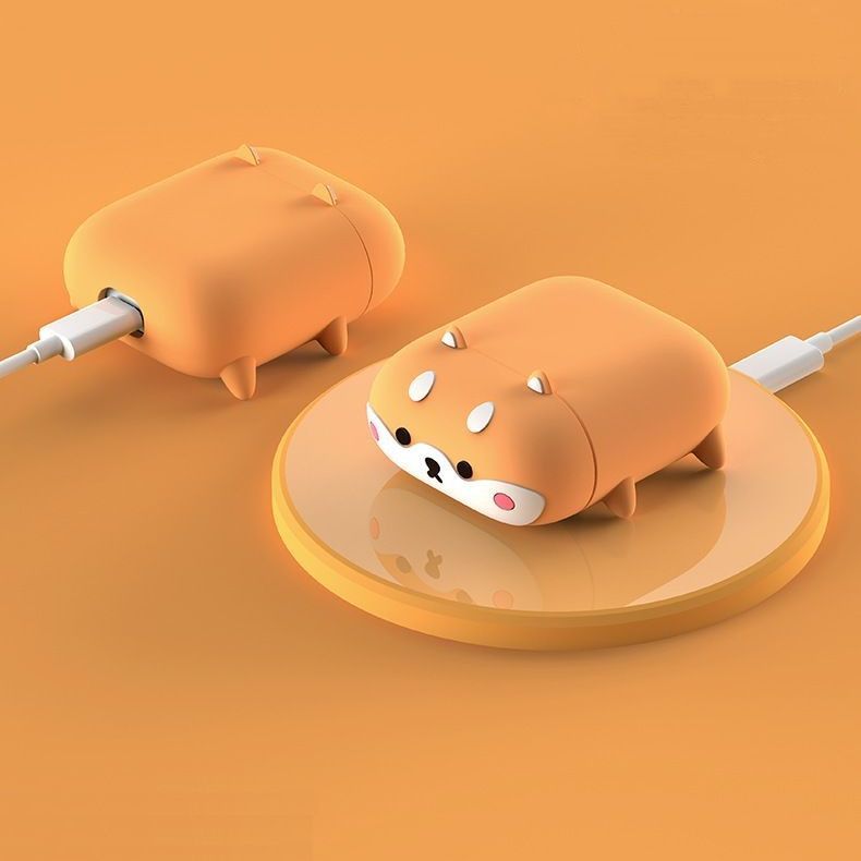 送料無料 Airpodsケース イヤホンケース イヤフォン Airpodspro エアポッズ 第1世代 第2世代 第3世代 保護 落下防止 柴犬 いぬ 鳥 オウム エアポッツ plusnao-10342386 Plus Nao サンプル画像3