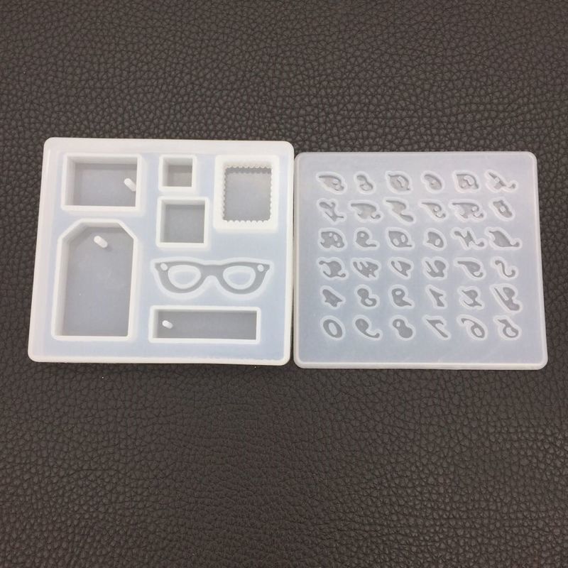 送料無料 シリコンモールド レジン DIY 型 手作り アクセサリー アルファベット プ...