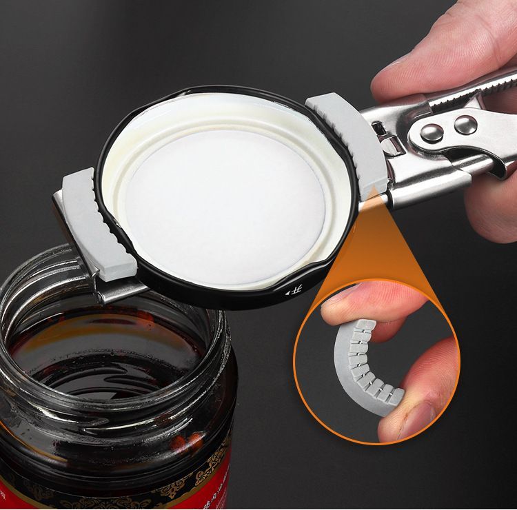 送料無料 瓶オープナー ビンオープナー ボトルオープナー 栓抜き 調理器具 キッチン用品 キッチンツール 瓶 缶 蓋 フタ キャップ ふた開け シンプル 便利グッズ 滑り止め お年寄り お子様 plusnao-10343283 Plus Nao サンプル画像2