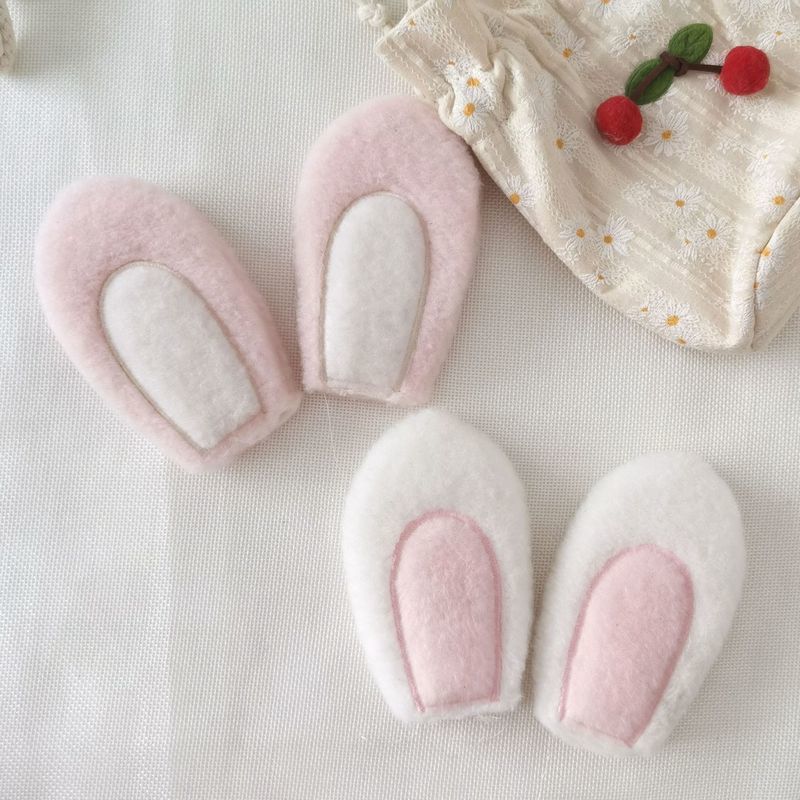 送料無料 うさ耳 ねこ耳 手芸用品 5SET 10個入り ハンドメイド ハンドクラフト パーツ うさぎ ウサギ 猫 ねこ ふわふわ もこもこ かわいい 手作り DIY ピンク ホワイト 白 plusnao-10343434 Plus Nao サンプル画像2