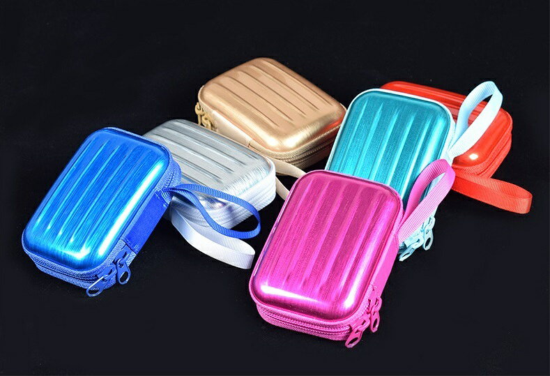 送料無料 イヤホンケース ガジェットポーチ ガジェットケース モバイル収納 小物入れ 小銭入れ 長方形 ハードケース 収納ポーチ ミニポーチ ファスナー チャック ストラップ付 おしゃれ かわいい カジュアル かっこいい 男女兼用 ユニセックス 単色 無地 コンパクト 持ち運び plusnao-10344047 Plus Nao サンプル画像2