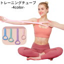 送料無料 トレーニングチューブ ゴムバンド ゴムチューブ フィットネス...(4)